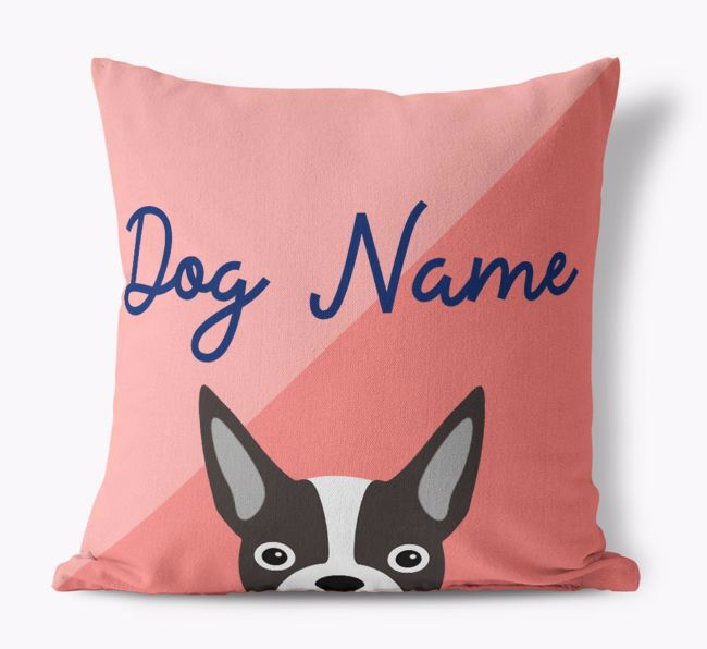 Peeking Name: Personalized {breedFullName} Pillow